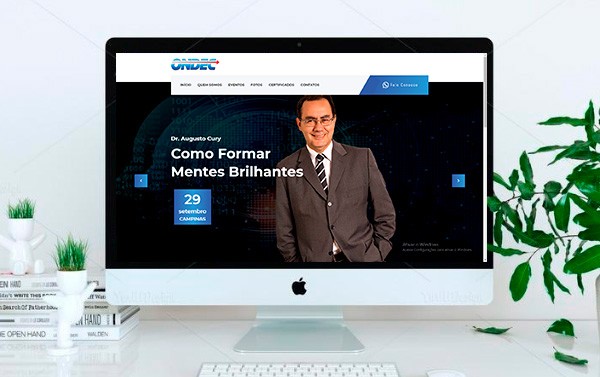 site para empresas de treinamentos e palestras