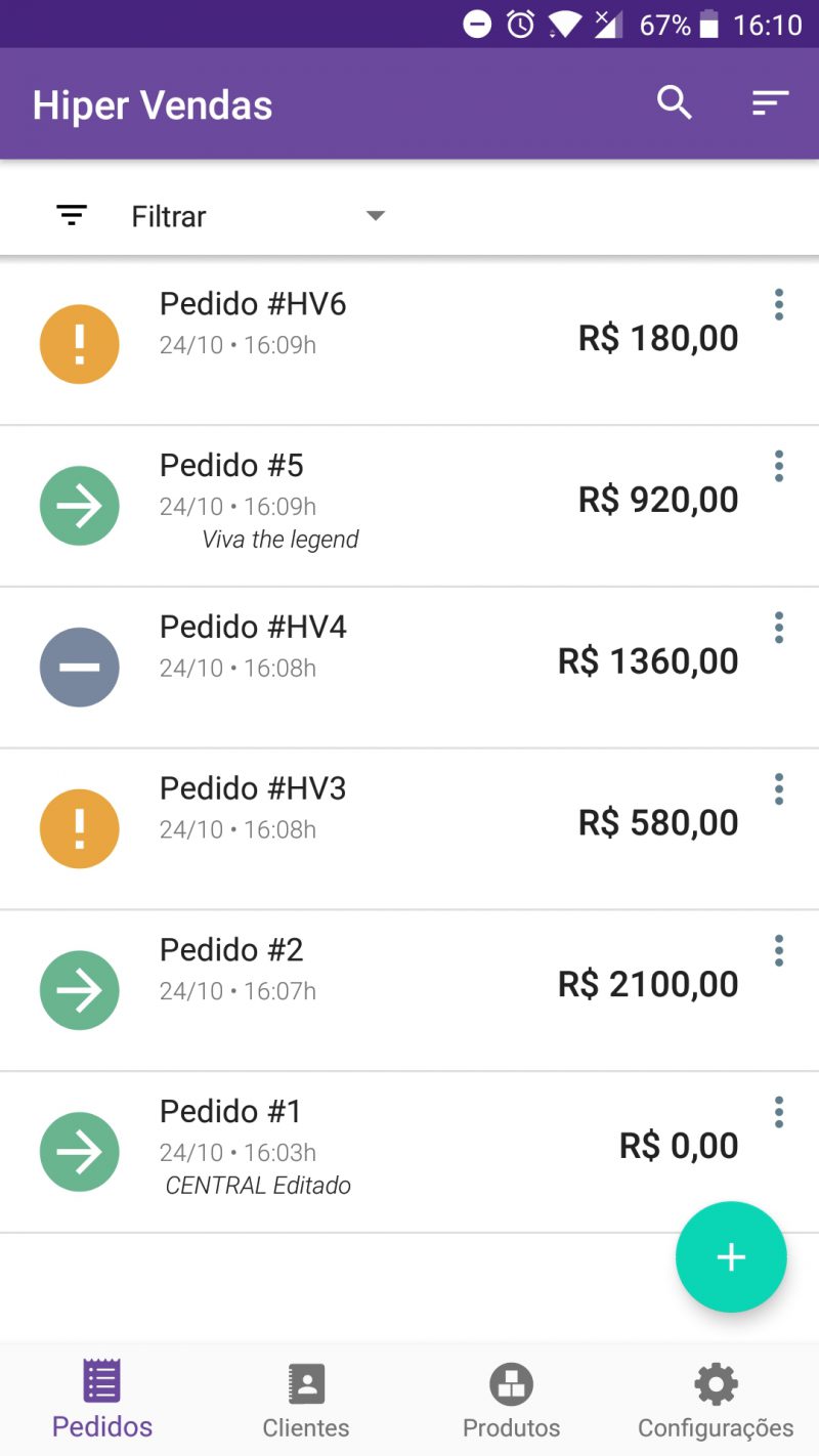 Sistema de vendas sem internet Fortaleza