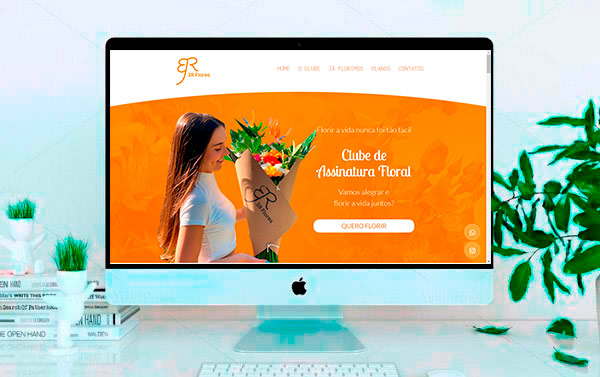 Web site de floricultura e clube de assinaturas