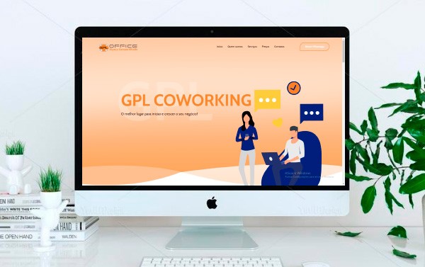 Criar site para Coworking